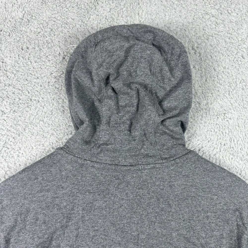 Nike Sportswear Full Zip Hoodie Mens XL‎ Gray Lightweight Jersey Sweatshirt